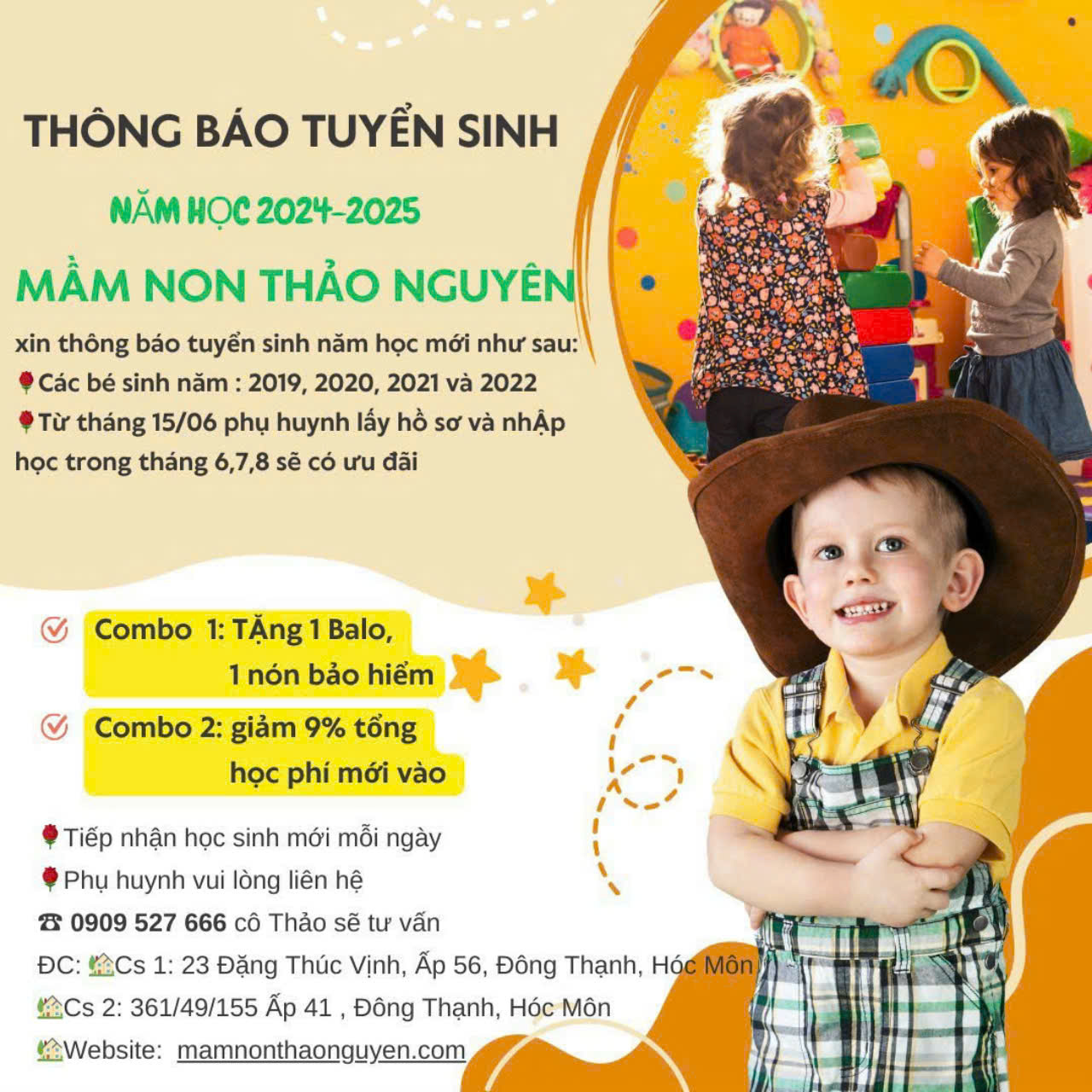 Tuyển sinh tháng 9